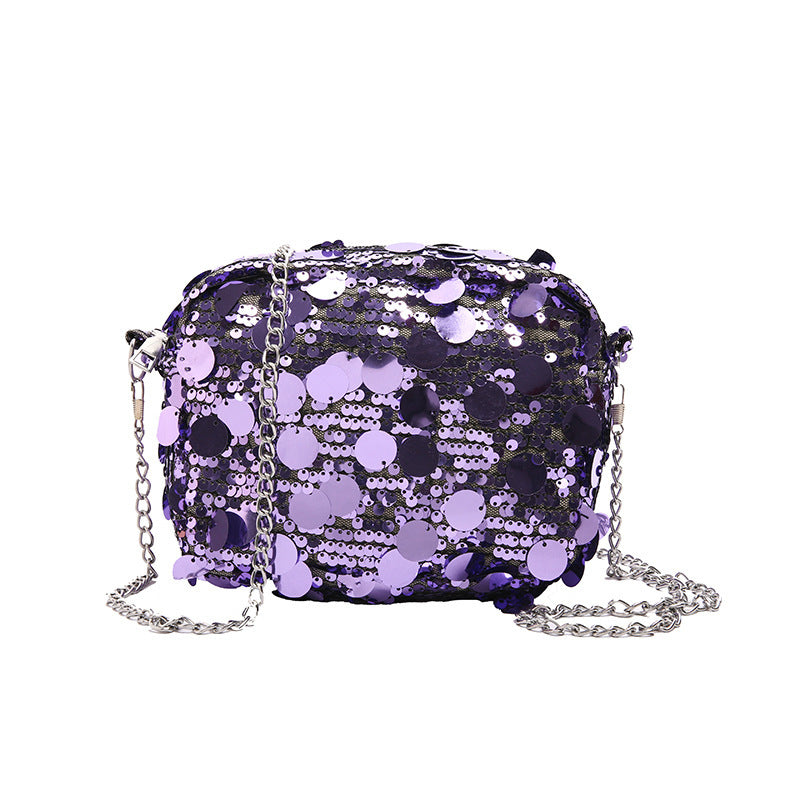 Sequin Women Large Capacity Chain One-shoulder Crossbody Bag - Sluxe Fashions