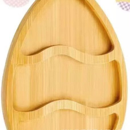 Snack Dish Home Kitchen Dried Fruit Plate Bamboo Products - Sluxe Fashions