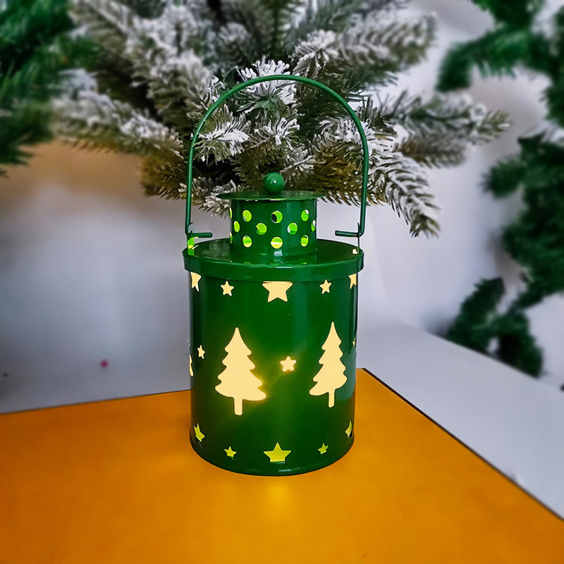 Christmas Candle Lights LED Small Lanterns Wind Lights Electronic Candles Nordic Style Creative Holiday Decoration Decorations - Sluxe Fashions