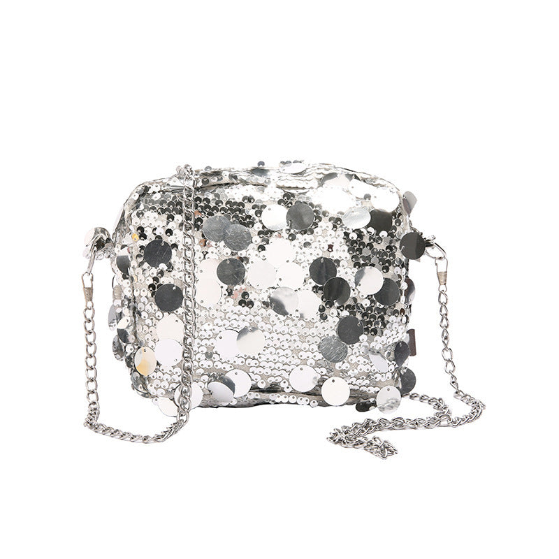 Sequin Women Large Capacity Chain One-shoulder Crossbody Bag - Sluxe Fashions