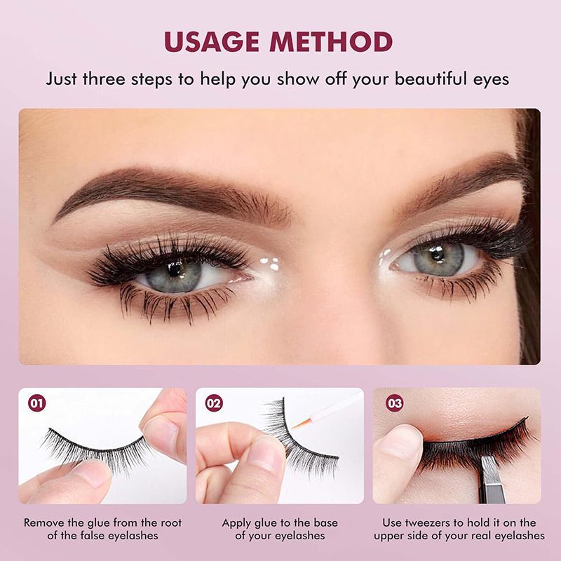 4078 False Eyelashes - Sluxe Fashions