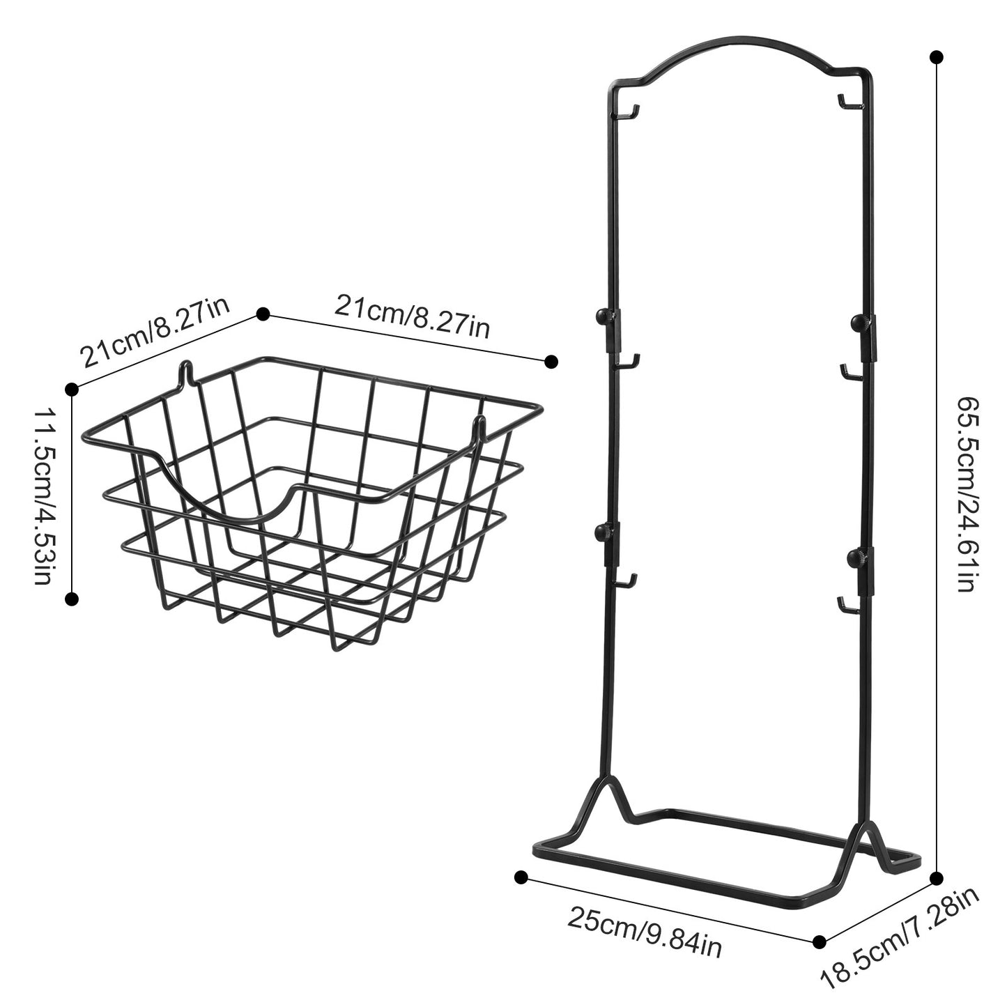 Simple Multi-layer Iron Can Be Shaken Storage Shelf - Sluxe Fashions