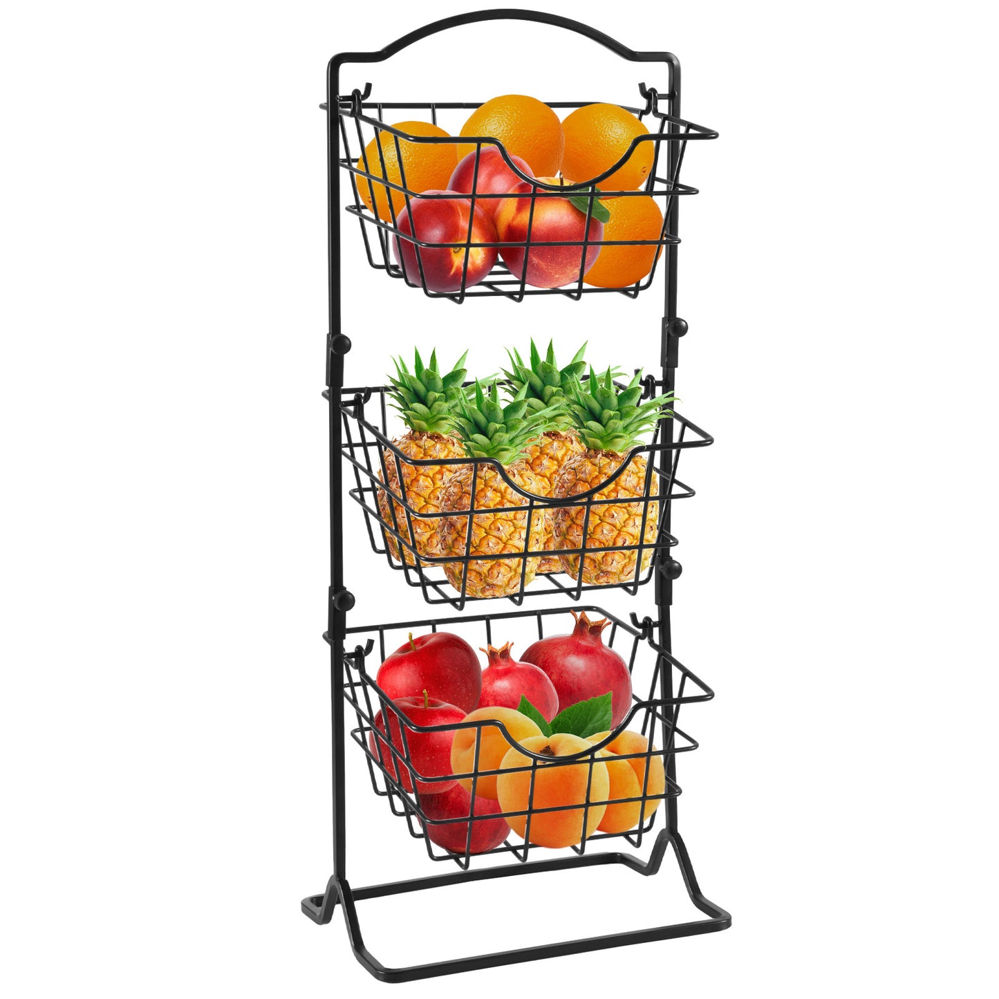 Simple Multi-layer Iron Can Be Shaken Storage Shelf - Sluxe Fashions