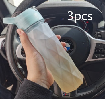 Spray Water Bottle For Girls Outdoor Sport Fitness Water Cup Large Capacity Spray Bottle Drinkware Travel Bottles Kitchen Gadgets - Sluxe Fashions
