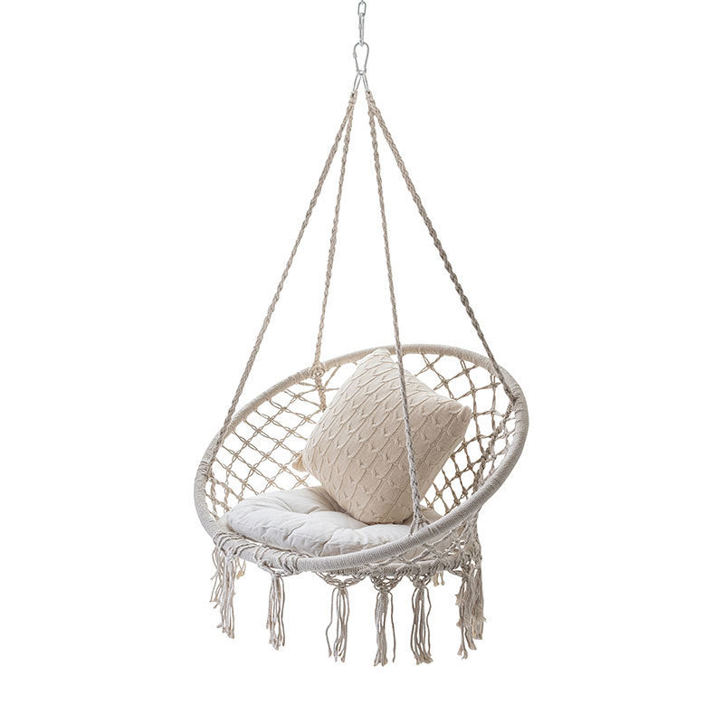 Cradle Chair Outdoor Tassel Hanging Basket Swing Nordic