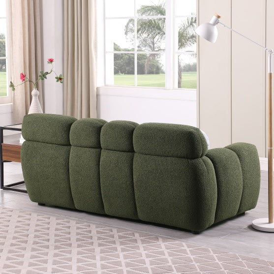 Home Upholstered Sofa Green - Sluxe Global