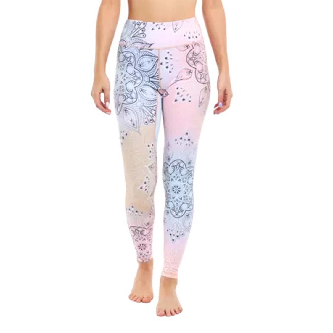 Floral Printed Set Yoga Pants Pilates Training Wear - Sluxe Fashions