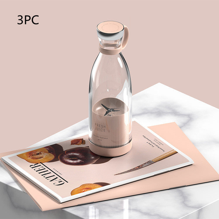 350ML Electric Juicer Blender Mixer USB Rechargeable Machine Household Portable Blender Maker Cup Kitchen Tool Kit - Sluxe Fashions
