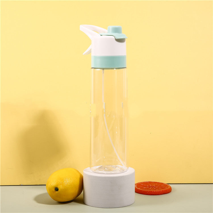 Fitness Outdoor Portable Sports Straight Body Plastic Water Cup