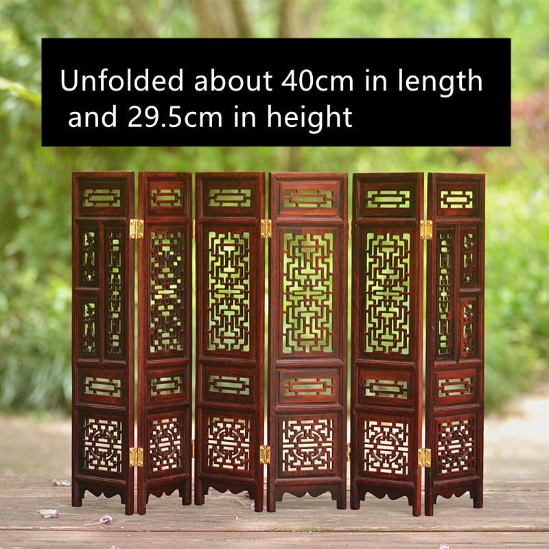 Red Rosewood Miniature Furniture Model - Sluxe Global