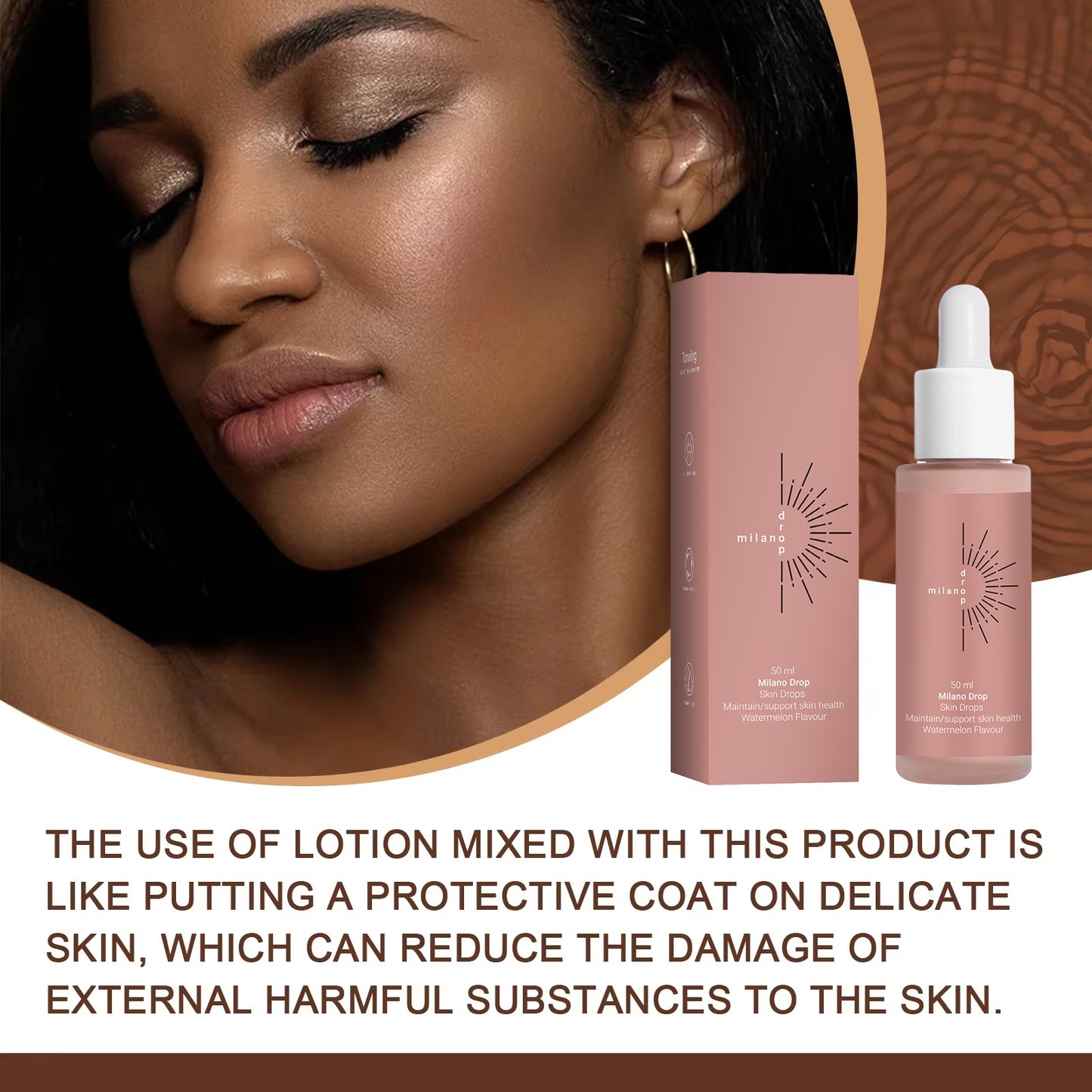 Tanning Face Serum Face Body Tanning Bed Outdoor Fine Line Repair Skin Serum Dark Bronzer Self Tanning Serum Drops - Sluxe Fashions