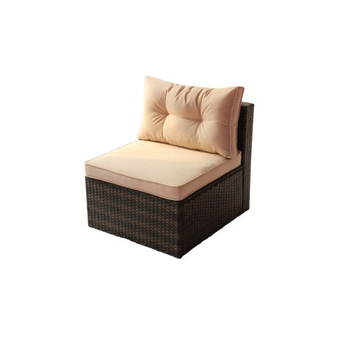 Patio Furniture Set PE Rattan Sectional Garden Furniture Corner Sofa Set - Sluxe Global