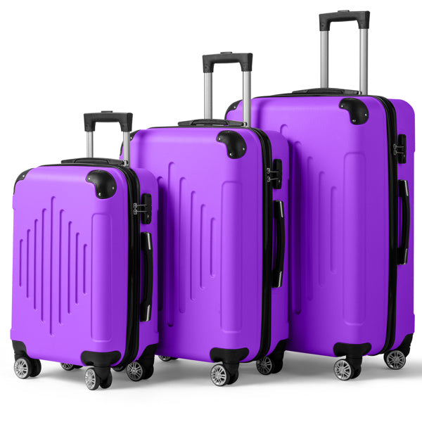 Comes With A Three In One Suitcase With 2 Diamond Shaped Stripes And Corners - Sluxe Global