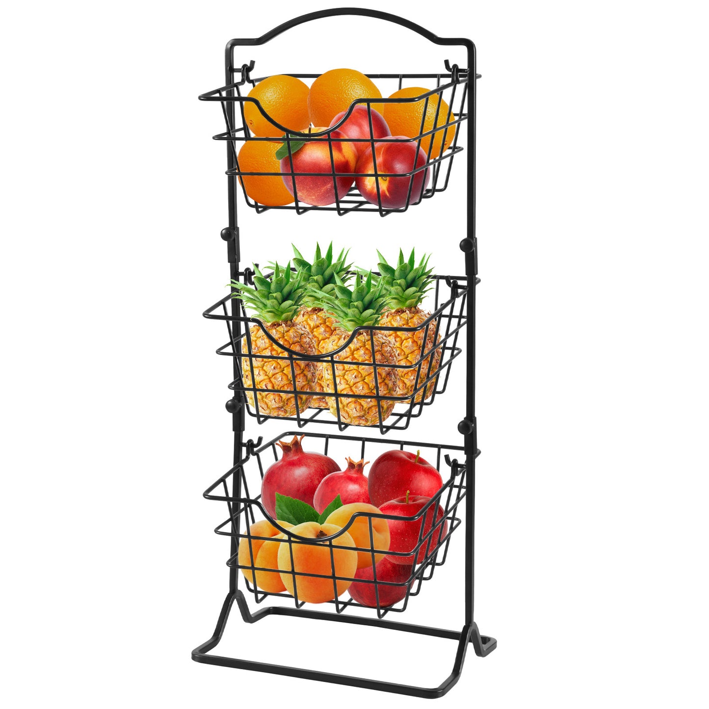 Simple Multi-layer Iron Can Be Shaken Storage Shelf - Sluxe Fashions