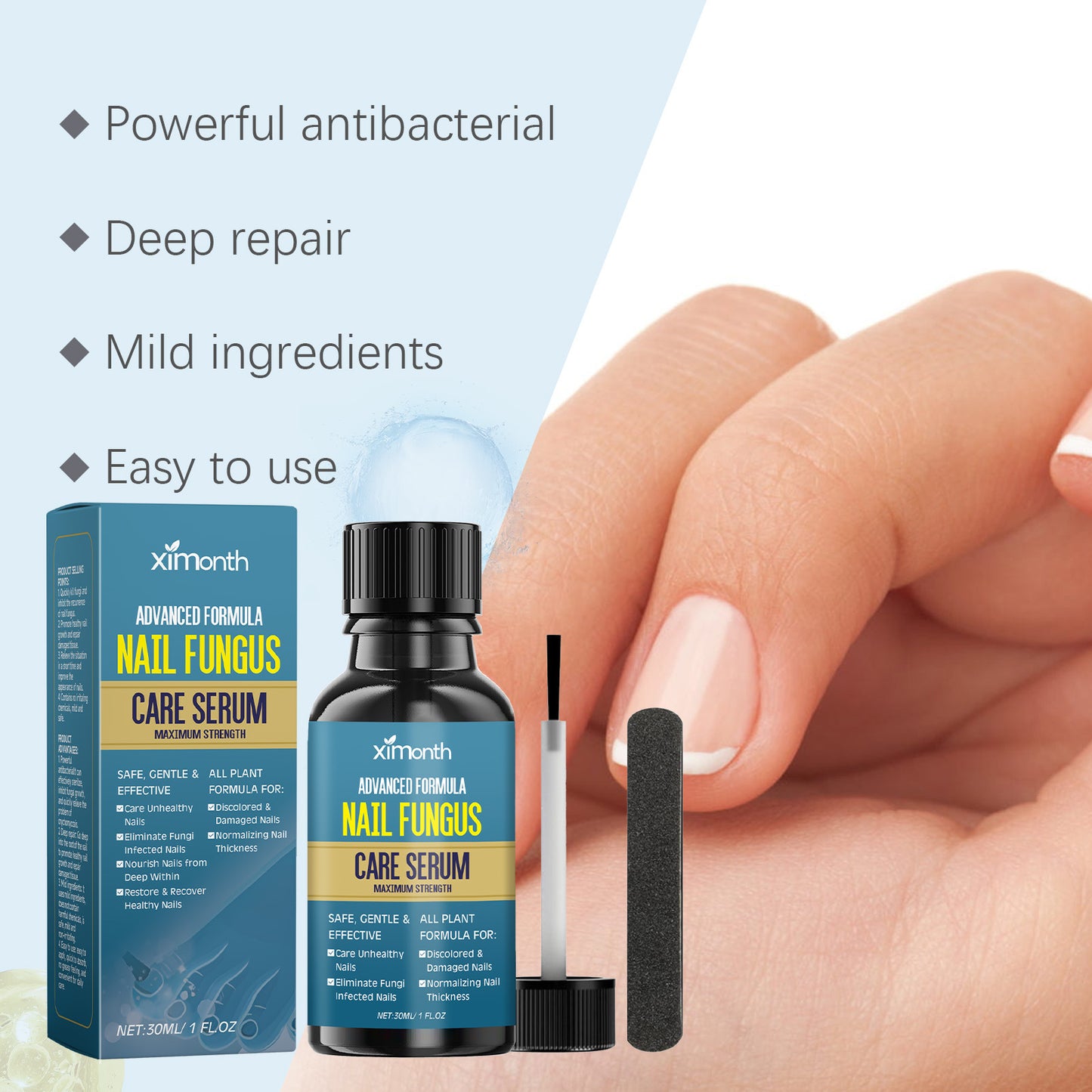 Nail Care Solution Gentle Cleaning - Sluxe Fashions