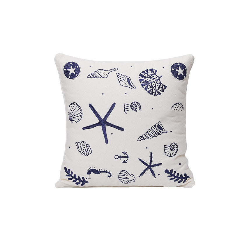 Home Embroidery Plants And Flowers Pillow - Sluxe Fashions