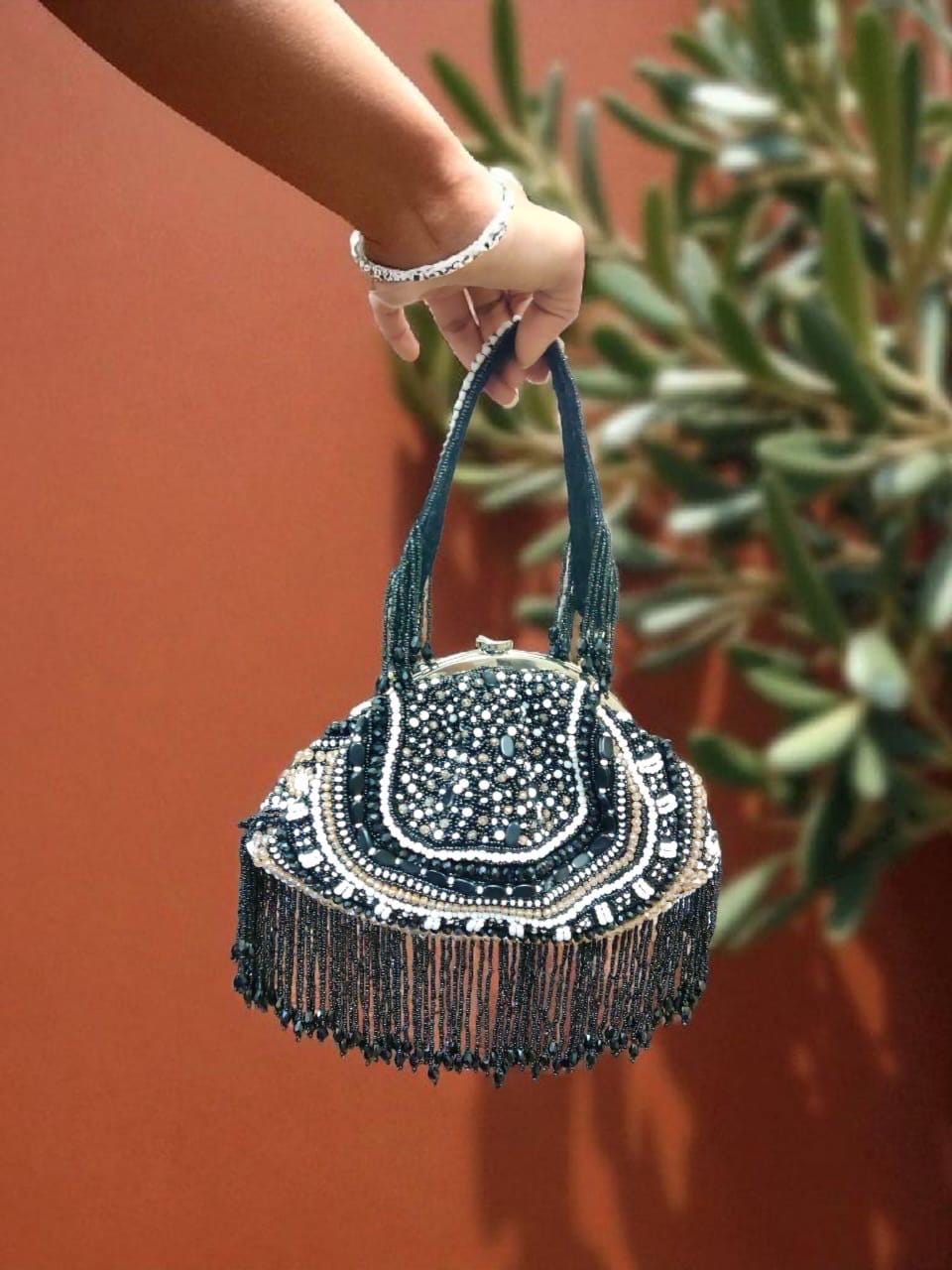 Noora clutch bag evening bag Indian bag Partywear purse - Sluxe Global