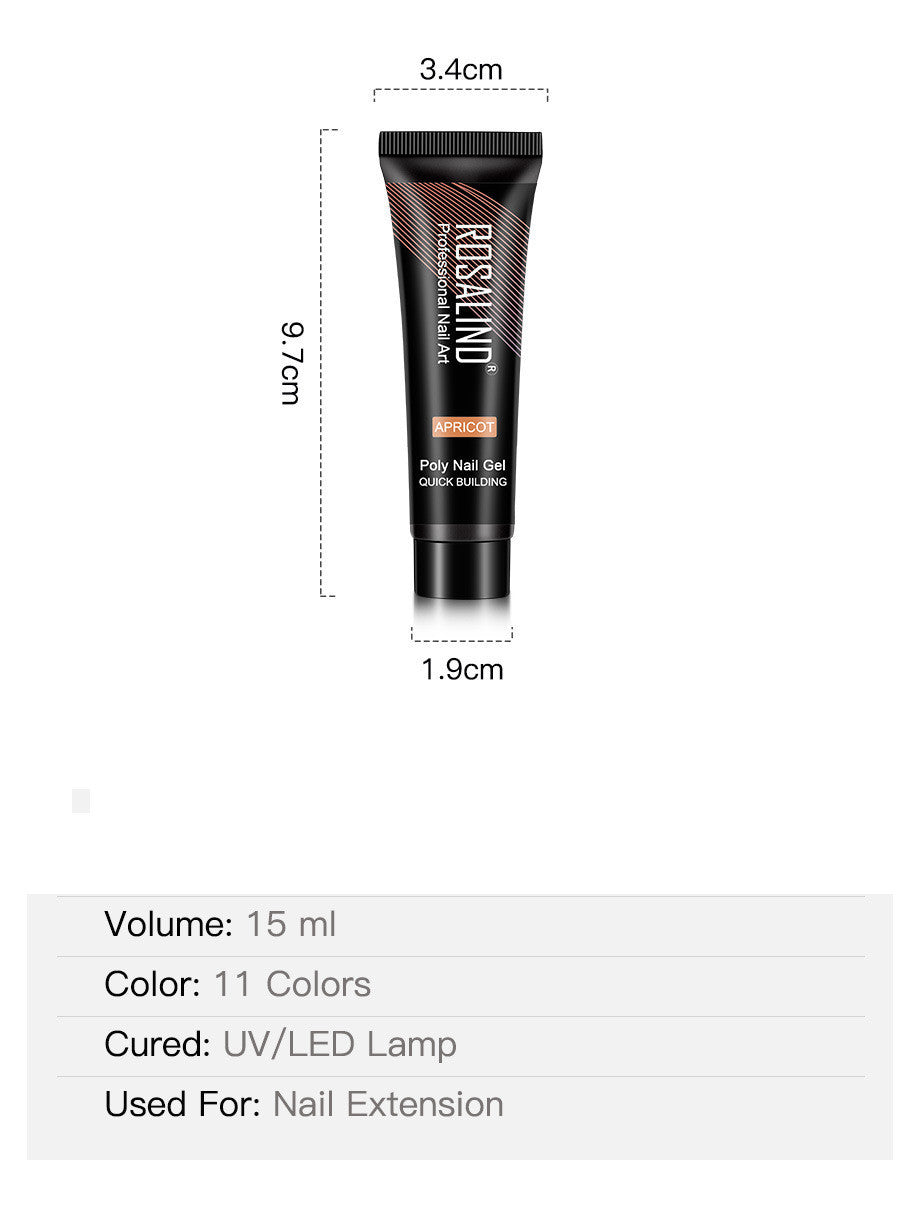 ROSALIND Manicure Extended Glue 15ml Crystal UV - Sluxe Fashions