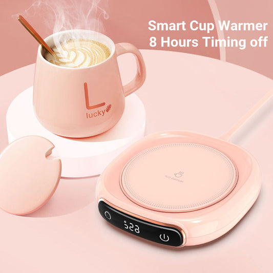 Coffee Mug Warmer Warm Coaster Smart Heating Cup Thermal Insulation Constant Temperature Coaster Heating Pad Desktop - Sluxe Fashions