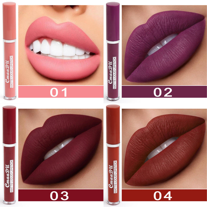 Women's Non-stick Cup Waterproof Matte Lipstick - Sluxe Fashions