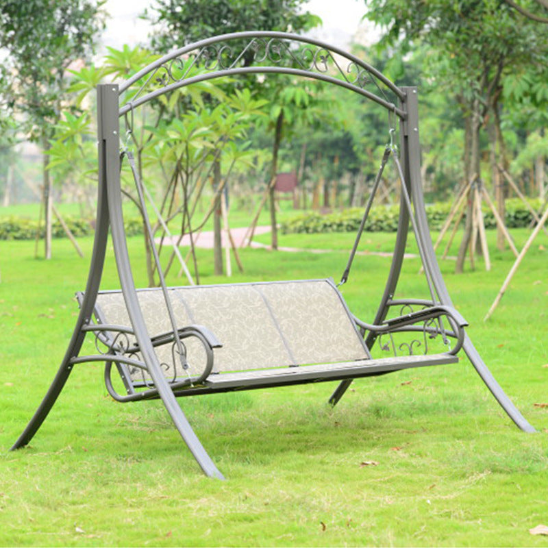 Outdoor Leisure Furniture Rocking Chair Iron Swing - Sluxe Fashions