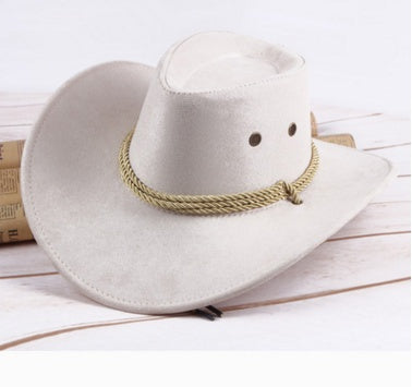 Summer men's sun hat, western cowboy hat, riding hat, camping, outdoor hat, hat, hat. - Sluxe Global