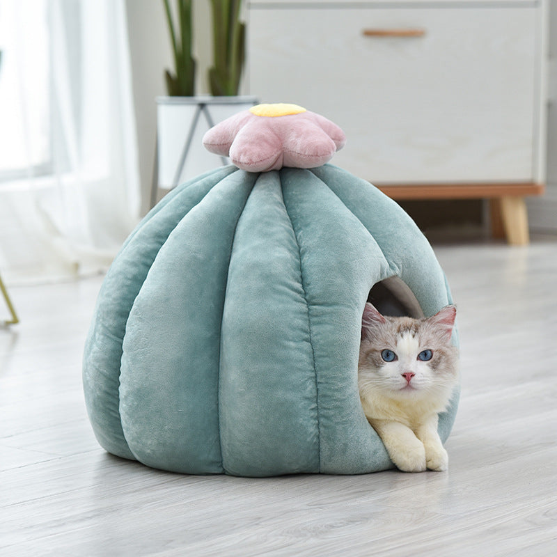 Cartoon Cactus Pet Kennel Dog Kennel Small And Medium - Sluxe Global