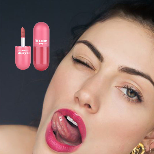 Mini Capsule Lip Color 5 Color Case Velvet Matte Non Staining Cup Color - Sluxe Fashions