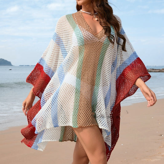 Loose Plus Size Bikini Blouse For Women - Sluxe Fashions