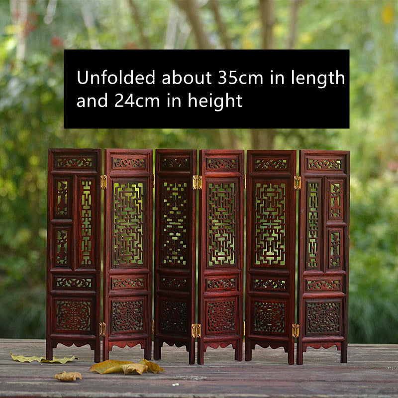Red Rosewood Miniature Furniture Model - Sluxe Global