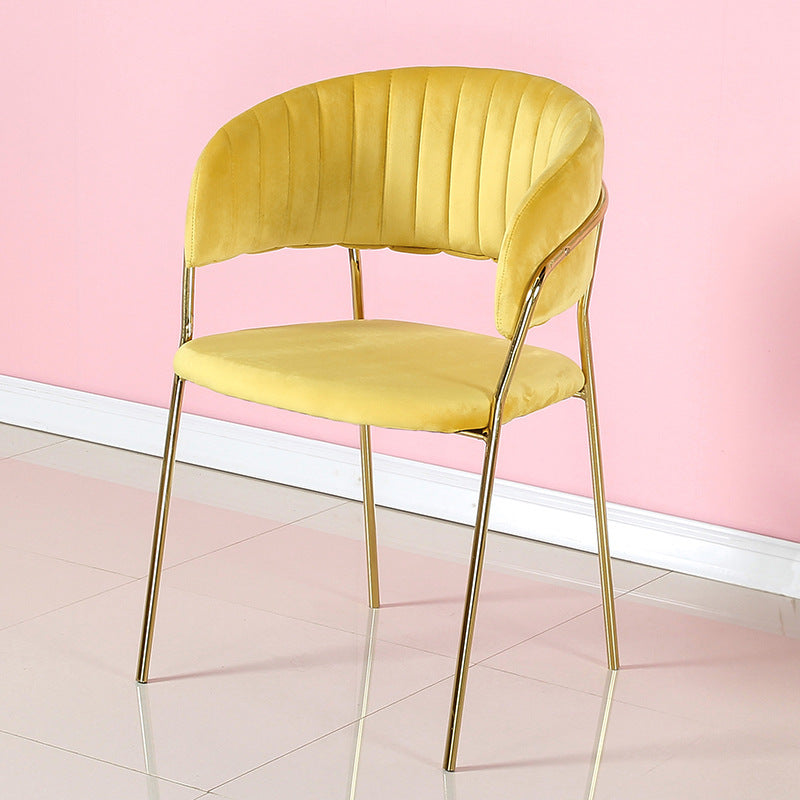 Stylish Hotel Furniture Velvet Dining Chair - Sluxe Global
