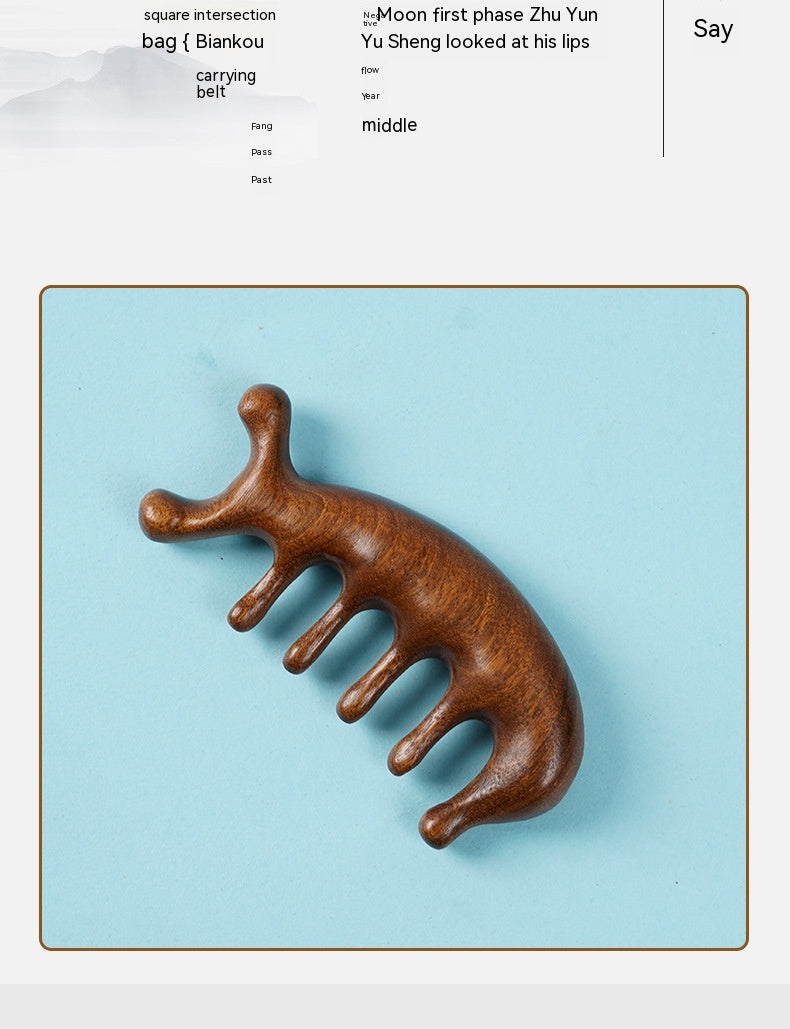 Unisex Five Teeth Massage Comb Sluxe Global
