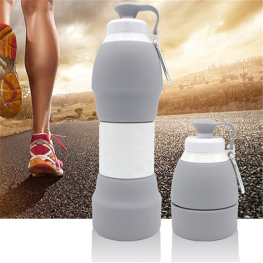 Silicone folding water bottle - Sluxe Fashions