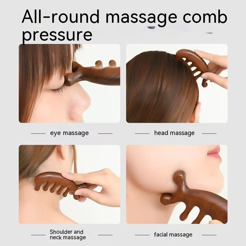 Unisex Five Teeth Massage Comb Sluxe Global