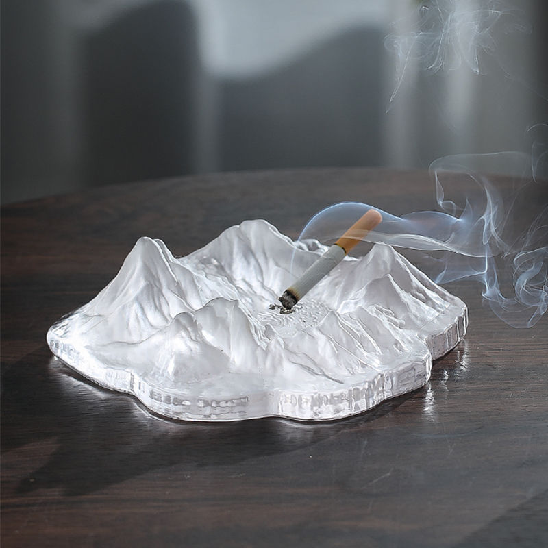 Creativity Ashtray Creative Anti Fly Ash Household Glass Ashtray For Home Decoration Smoking Desk Accessories Gift For Boyfriend - Sluxe Fashions