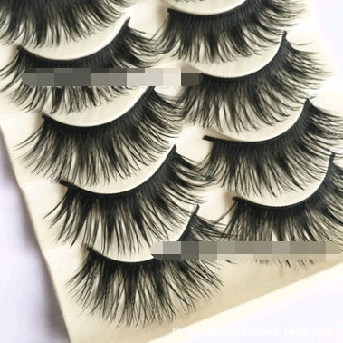 False eyelashes, thick cross section, five pairs of eyelashes - Sluxe Fashions