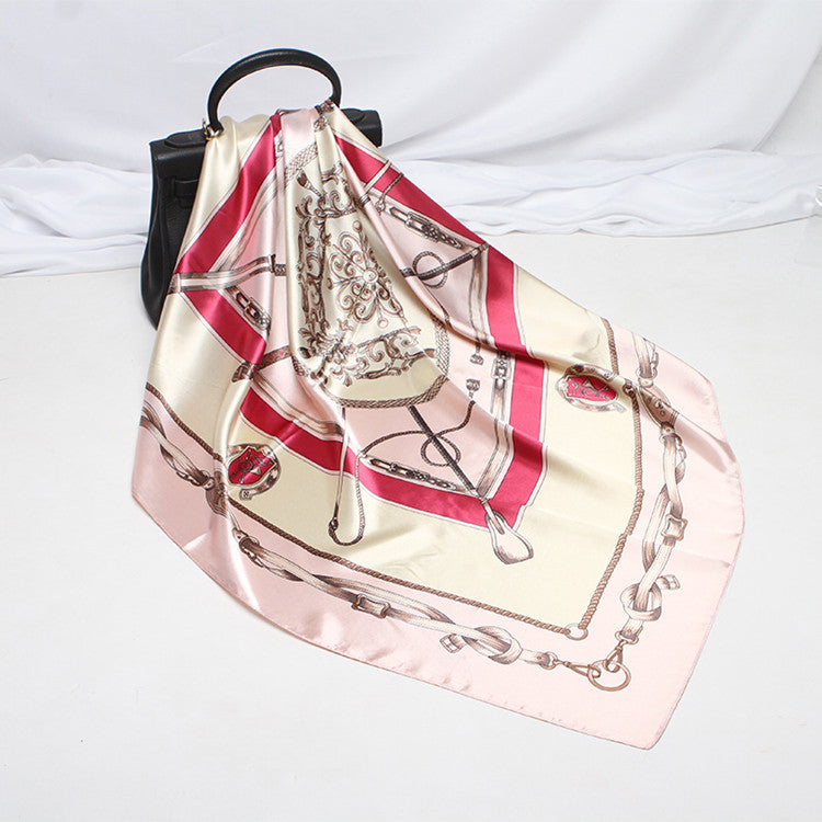Digital Printed Square Silk Scarf Sluxe Global
