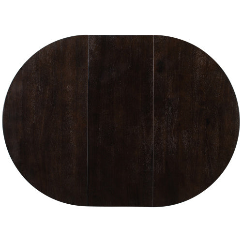 5-piece Farmhouse Wooden Dining Table Set - Sluxe Global