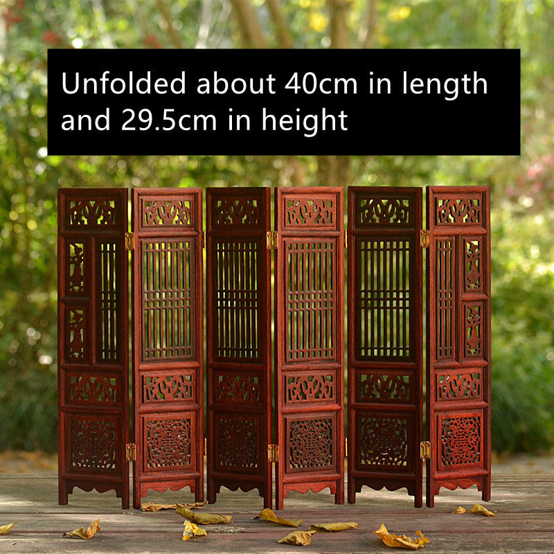 Red Rosewood Miniature Furniture Model - Sluxe Global
