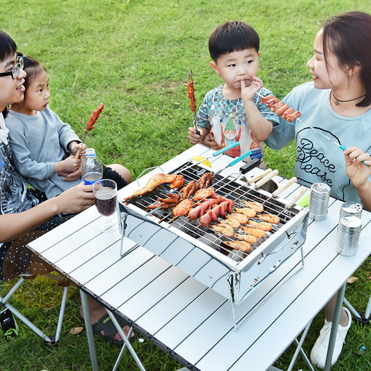 Mini Small Outdoor Charcoal Grill Tool - Sluxe Global