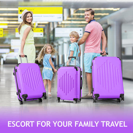 Comes With A Three In One Suitcase With 2 Diamond Shaped Stripes And Corners - Sluxe Global
