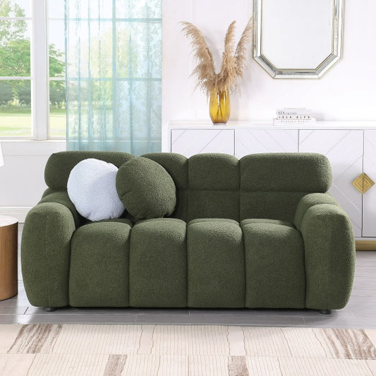 Home Upholstered Sofa Green - Sluxe Global