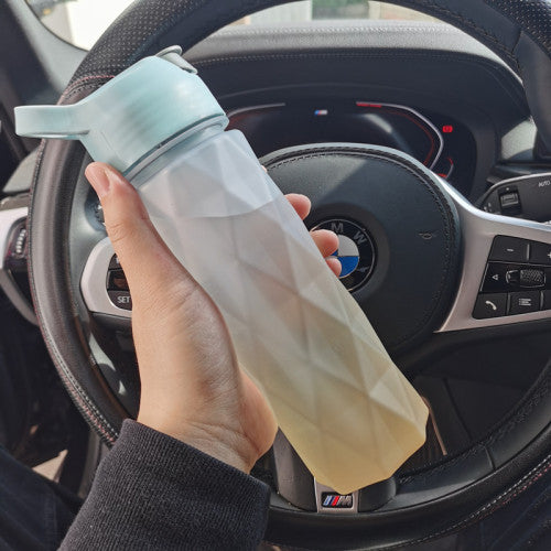 Spray Water Bottle For Girls Outdoor Sport Fitness Water Cup Large Capacity Spray Bottle Drinkware Travel Bottles Kitchen Gadgets - Sluxe Fashions
