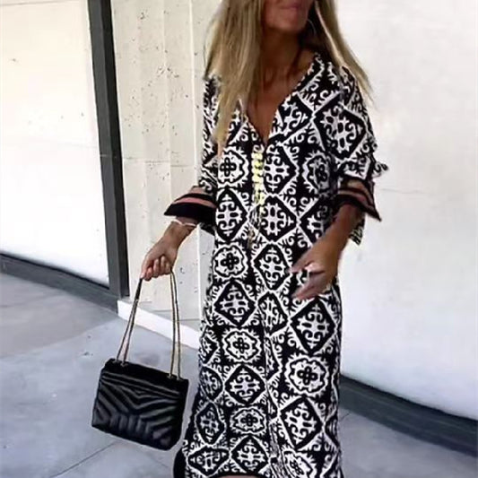 Women's Casual Vacation Style Dress - Sluxe Global