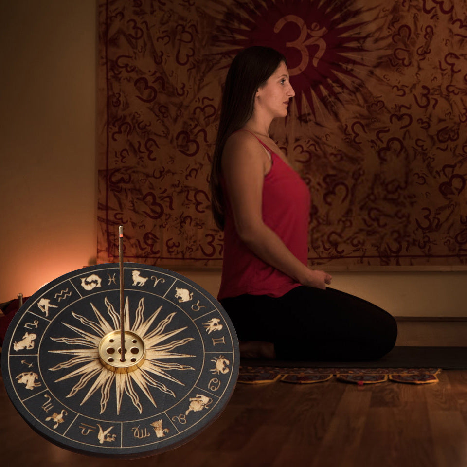 Wooden Incense Stand For Home Decoration Meditation Yoga - Sluxe Fashions