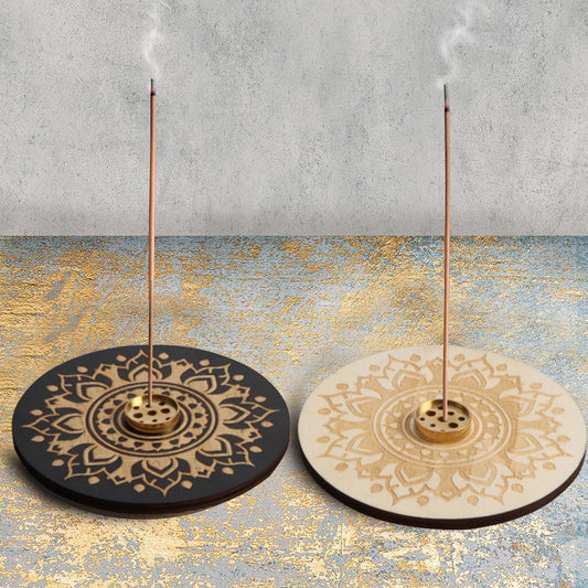 Wooden Incense Stand For Home Decoration Meditation Yoga - Sluxe Fashions