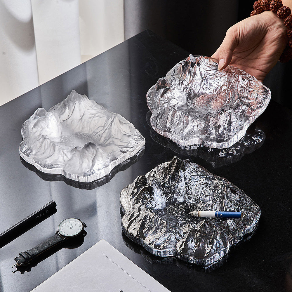 Creativity Ashtray Creative Anti Fly Ash Household Glass Ashtray For Home Decoration Smoking Desk Accessories Gift For Boyfriend - Sluxe Fashions