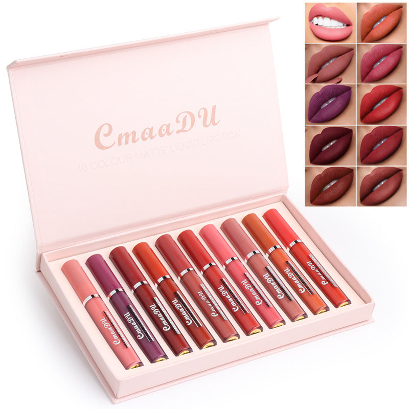 Women's Non-stick Cup Waterproof Matte Lipstick - Sluxe Fashions