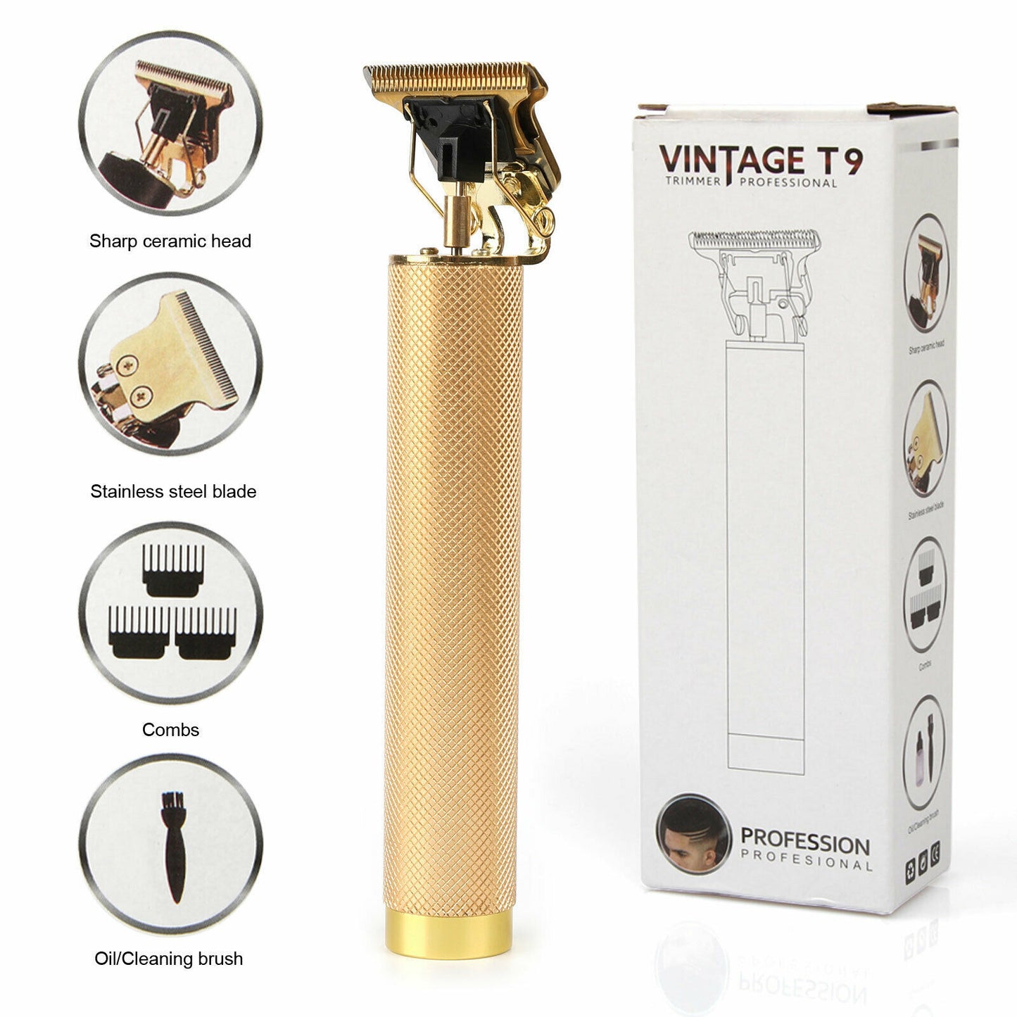 USB Electric Hair Clippers Rechargeable Shaver Beard Trimmer Professional Men Hair Cutting Machine Beard Barber Hair Cut - Sluxe Fashions