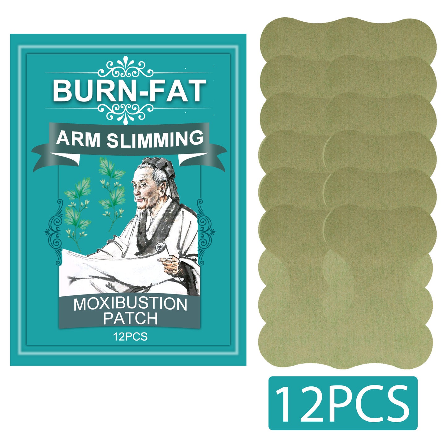 Thin Arm Patch Weight Loss Stickers Cellulite Removal Fat Burning Slimming Body Massage Shaping Care Herbal Plaster - Sluxe Fashions